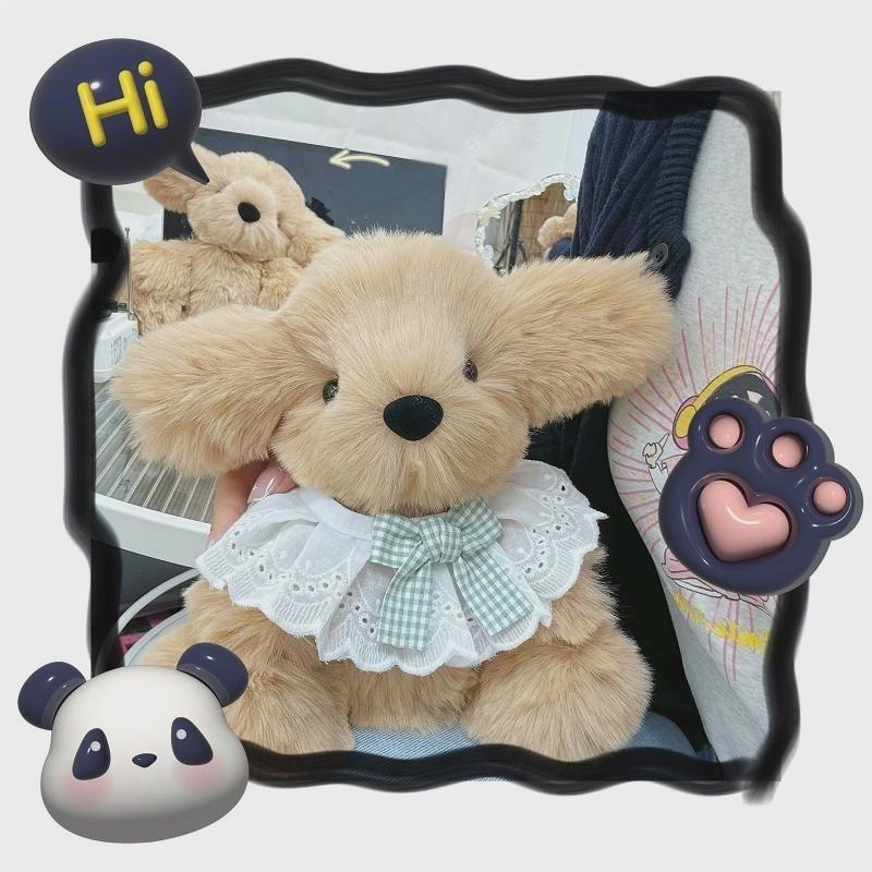 Puppy Plush Personalized Pet Stuffed Animal Memory Gift Dollhouse Miniature Dog for Golden Retriever for DIY Beginners-Apripex