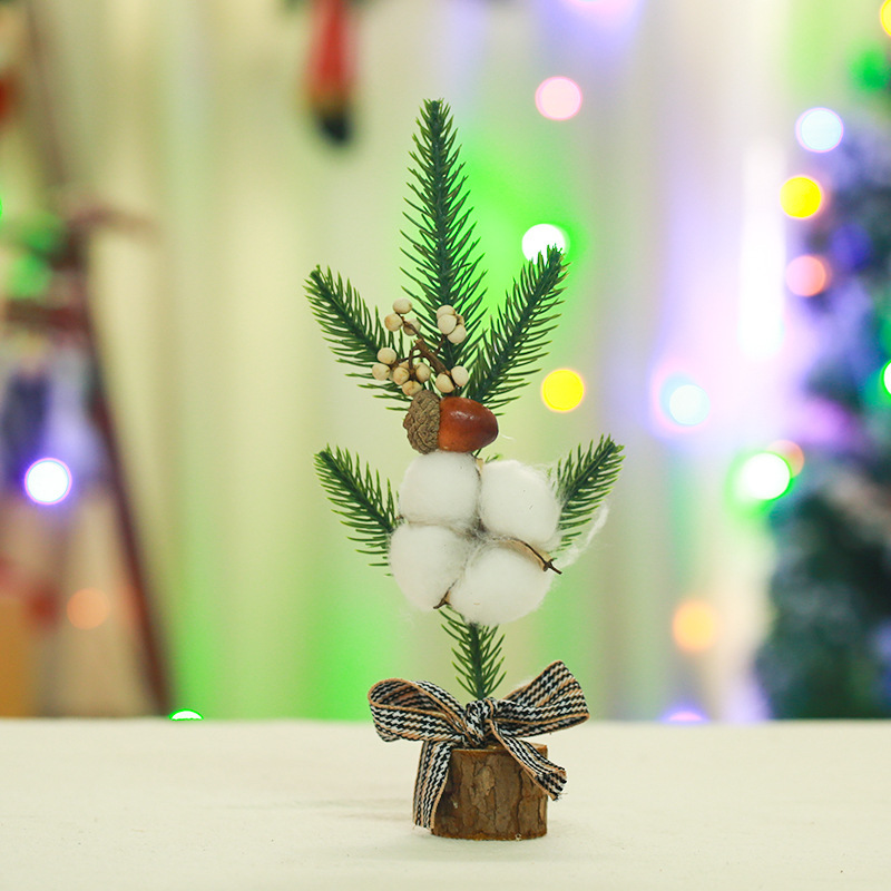 Cotton Christmas Trees