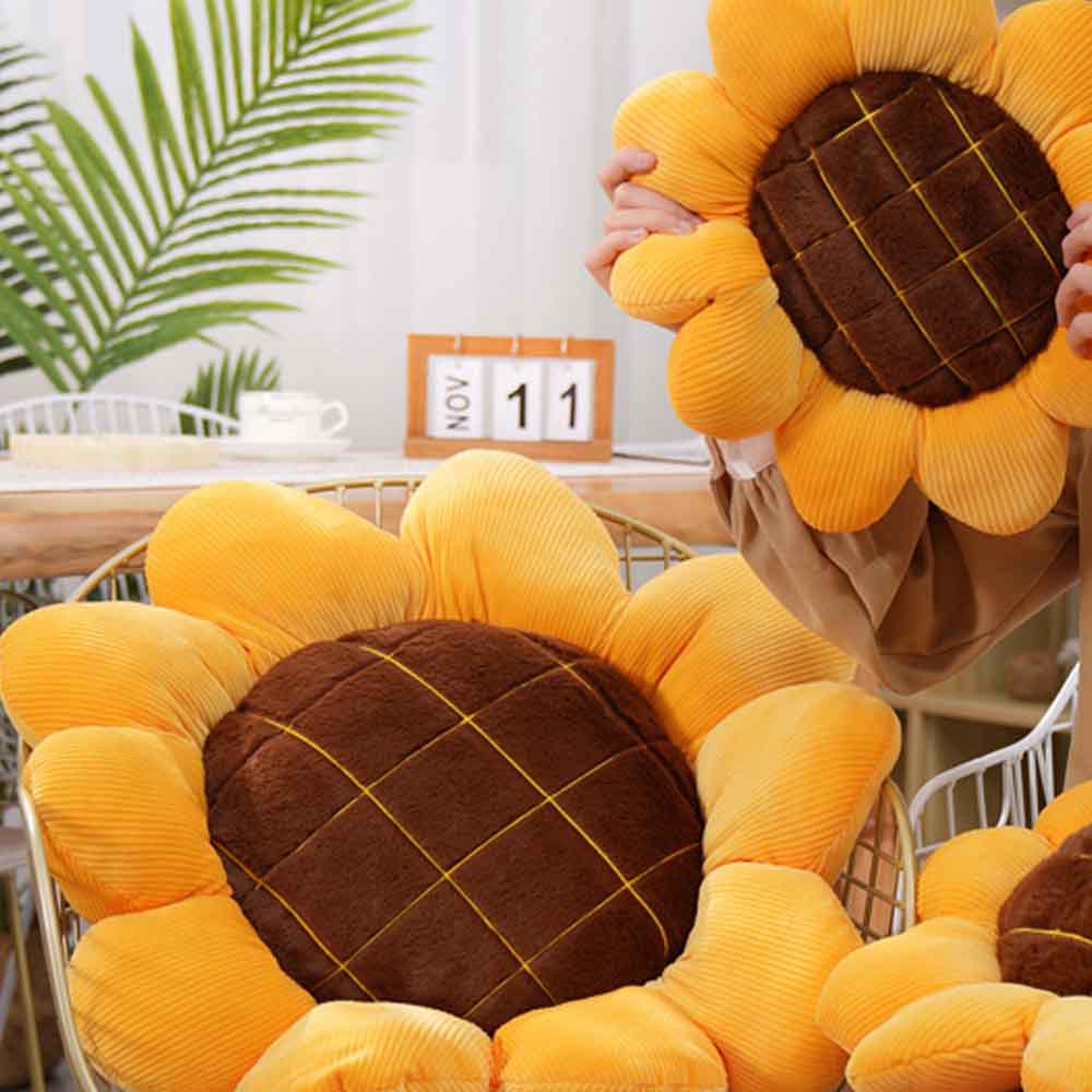 sunflower pillow outdoor