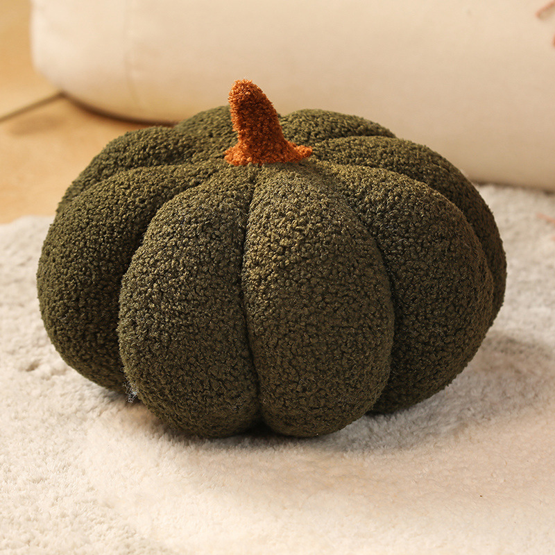 Deep green Pumpkin Pillow