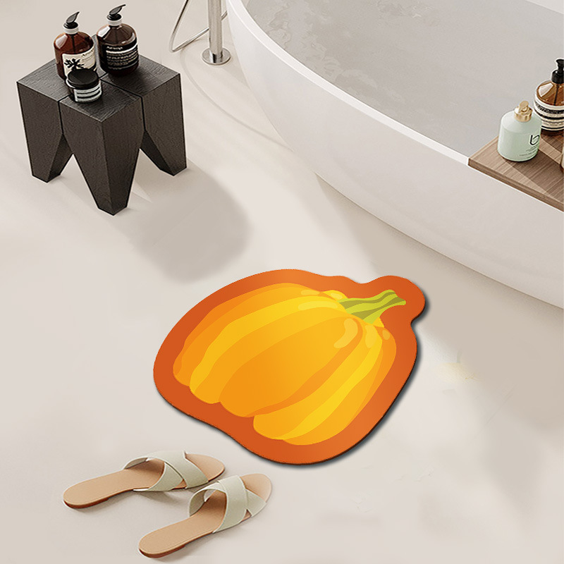 Grateful floor mat, kitchen and bathroom door absorbent non slip mat, bathroom floor mat, entrance door mat