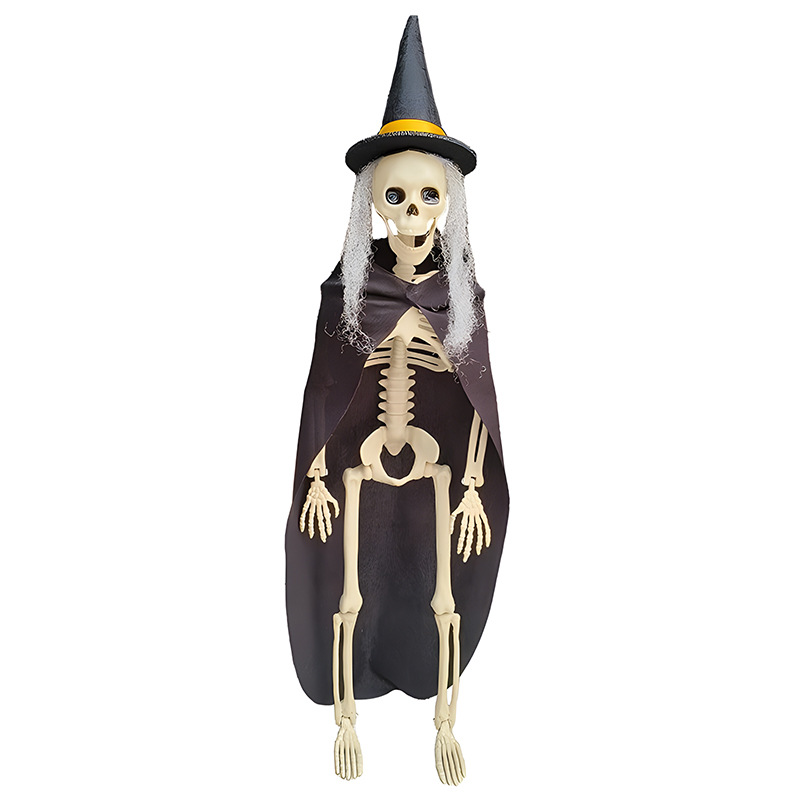 40cm Black Hat Witch Skeleton