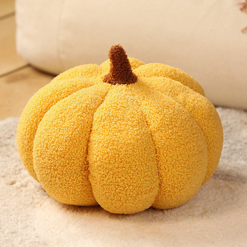 yellow Pumpkin Pillow