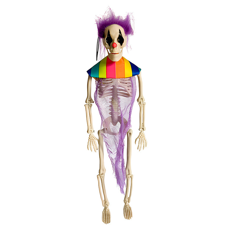 40cm purple clown skeleton