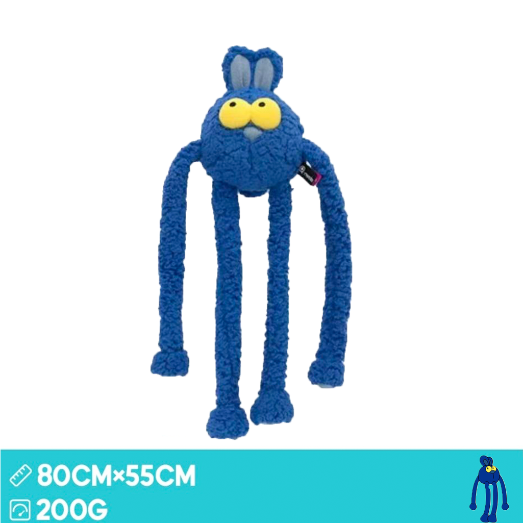 31.5inch Long-legged Rabbit Pet Toy Plush Interactive Dog Sound Pull Toy