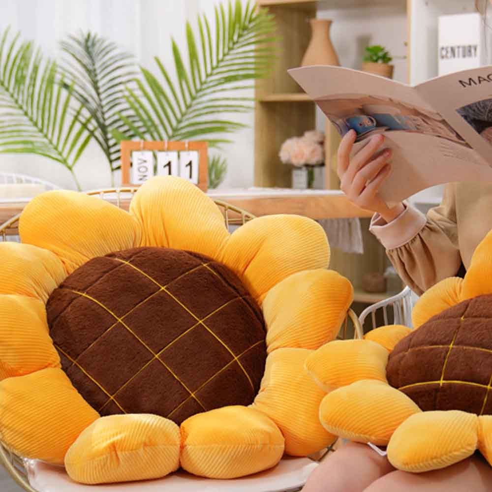 sunflower pillow outdoor