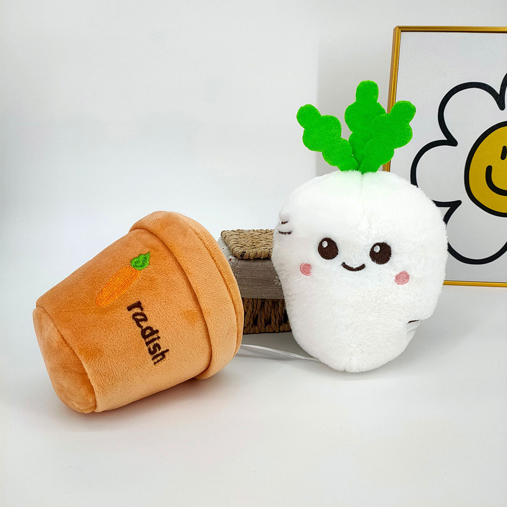 Trendy Radish Pillow for Young Adults - Soft Toy with Unique Style