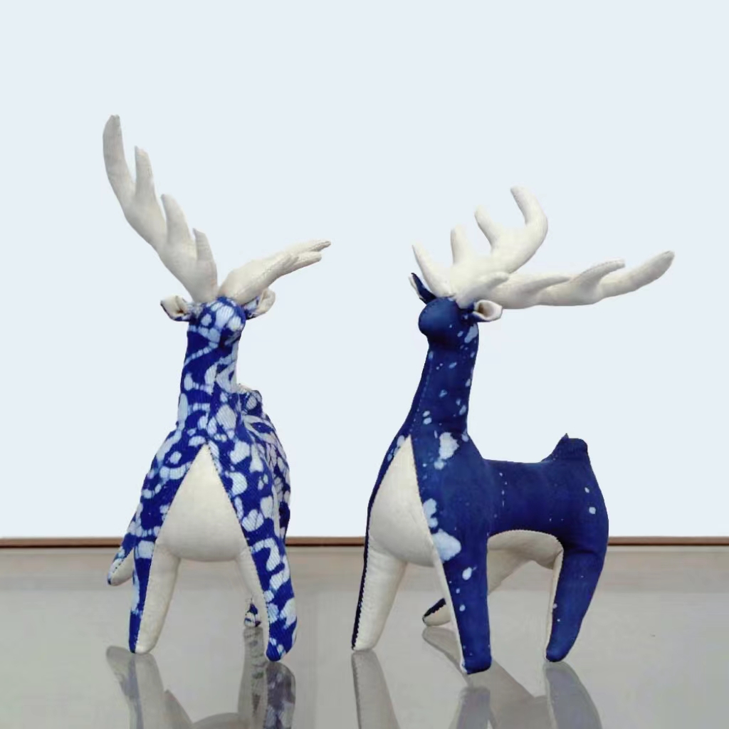 Cute Deer Doll Soft and Cute Deer Plush Creative Decoration Cartoon Doll Plush Animal Toy Birthday