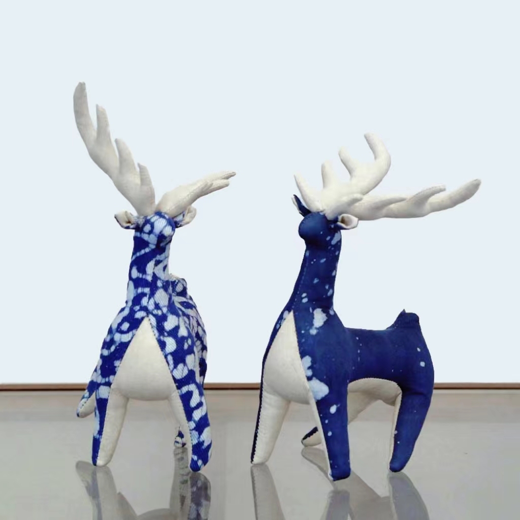 Cute Deer Doll Soft and Cute Deer Plush Creative Decoration Cartoon Doll Plush Animal Toy Birthday