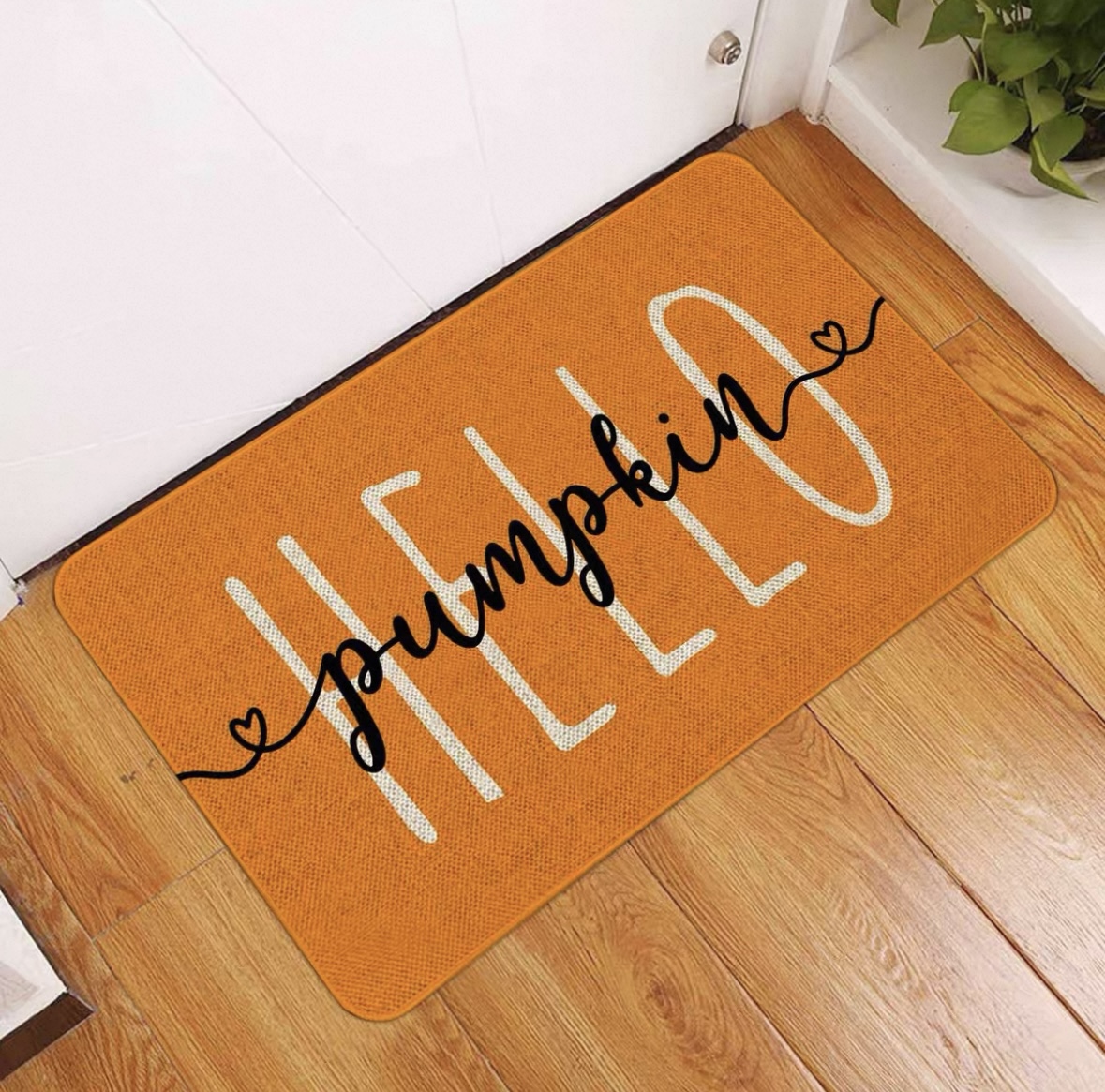 Kitchen Rug Long Lasting Skid Proof Quick Clean Fashionable Decor Mat Autumn home decoration