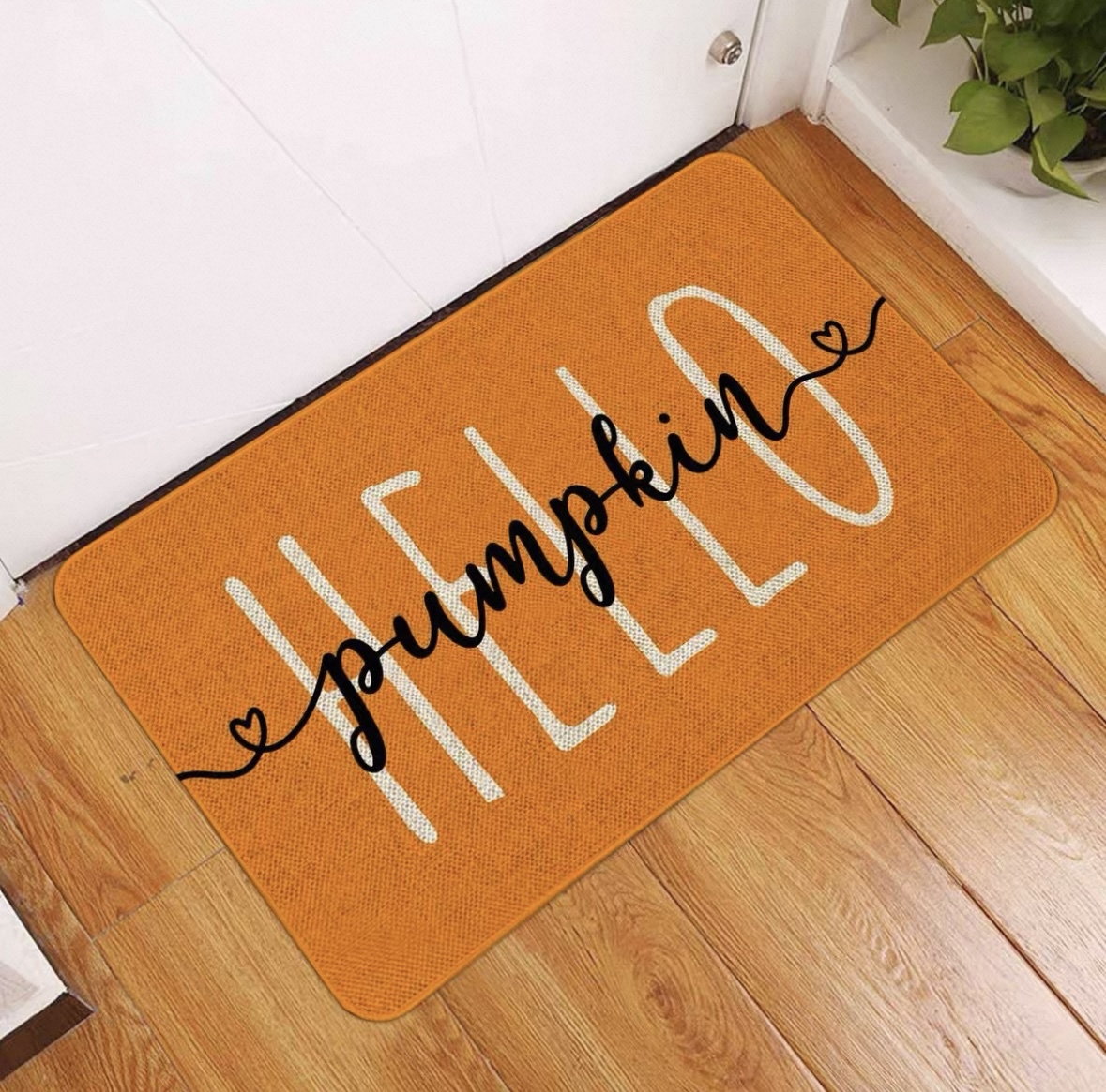 Kitchen Rug Long Lasting Skid Proof Quick Clean Fashionable Decor Mat Autumn home decoration