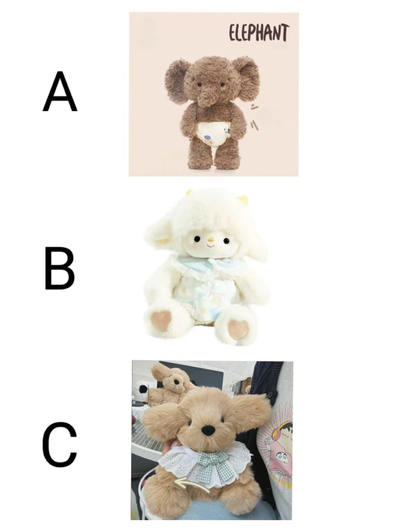 3 pcs Custom Plush Flower Bouquet DIY Kit Build Your Own Stuffed Animal Arrangement Adorable Handmade Gift In-store plush toys
