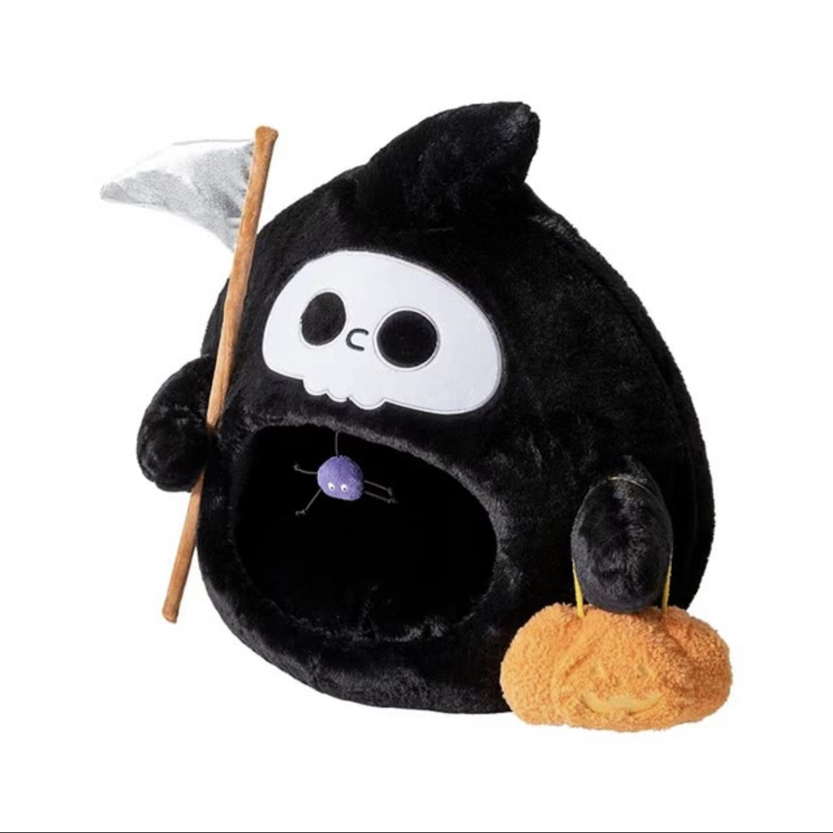 Halloween Little Ghost Nest Pet Magic House Pumpkin Pillow Spider Hanging Ball