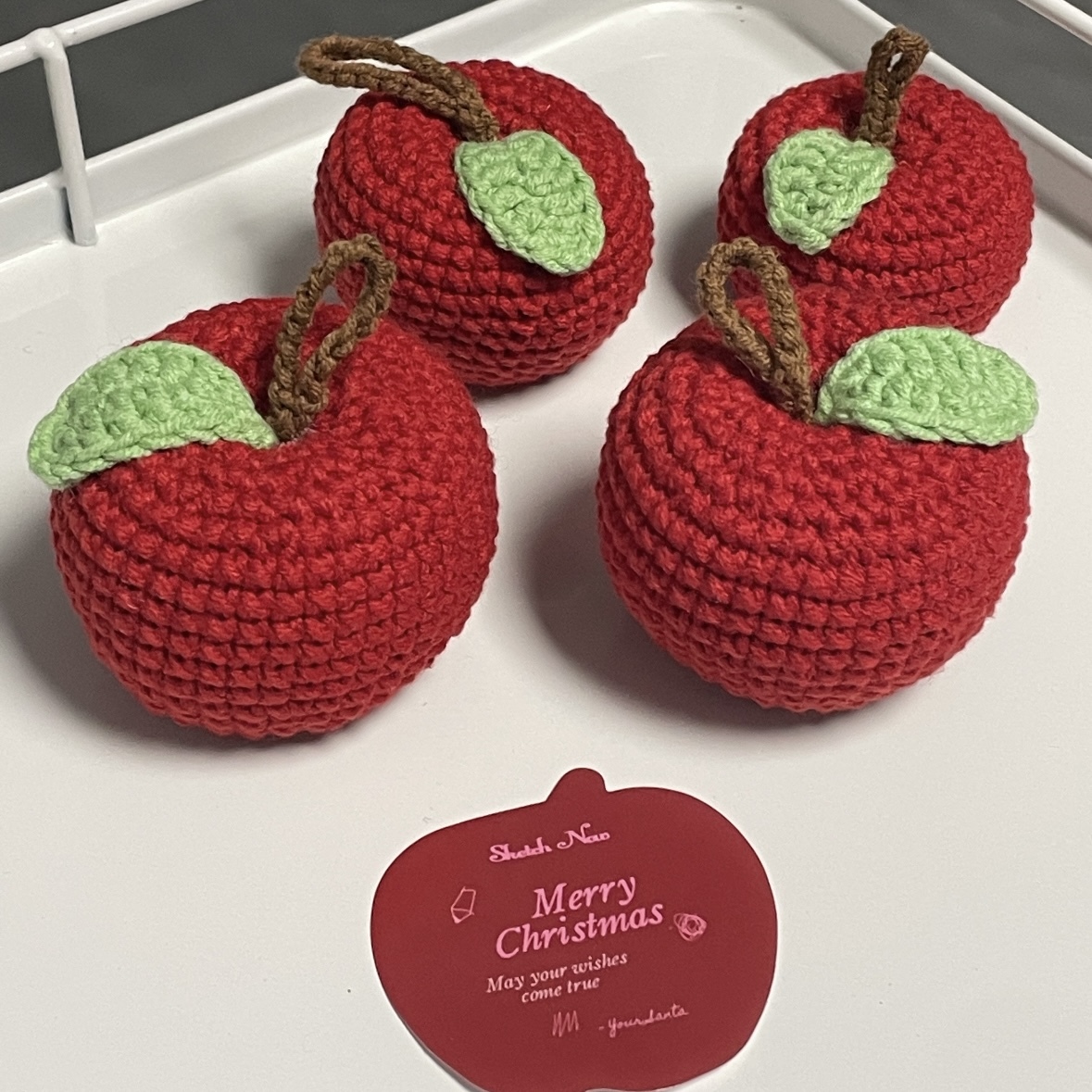 Crochet Apple Peace Fruit C