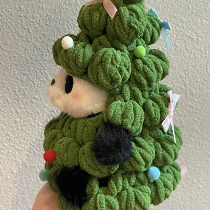 Christmas Tree Doll Clothes Handmade Crochet Decor Creative Ornaments Holiday Gift