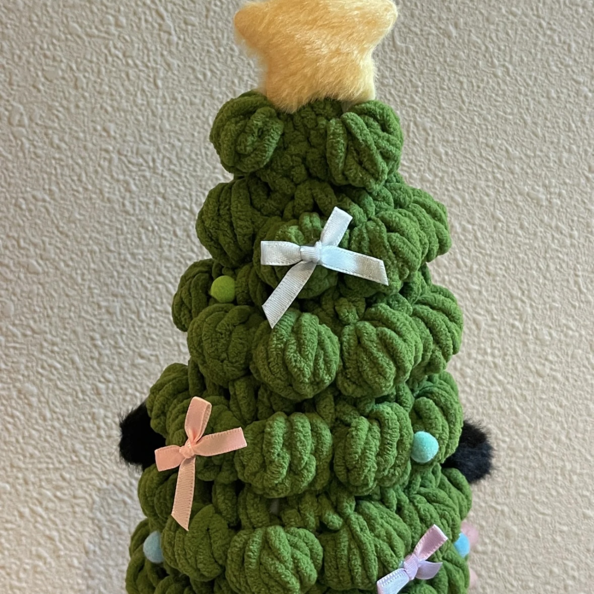 Christmas Tree Doll Clothes Handmade Crochet Decor Creative Ornaments Holiday Gift
