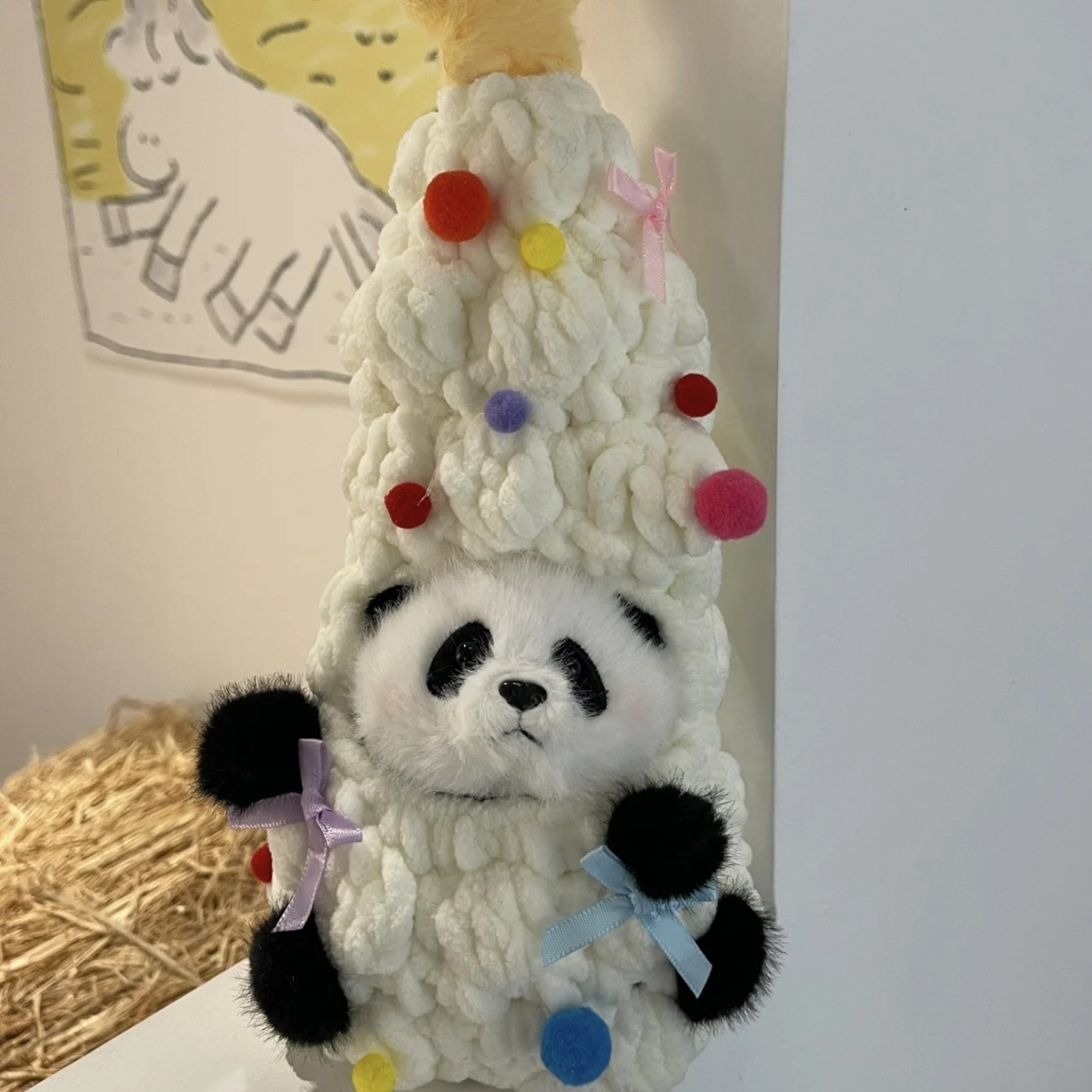 Christmas Tree Doll Clothes Handmade Crochet Decor Creative Ornaments Holiday Gift