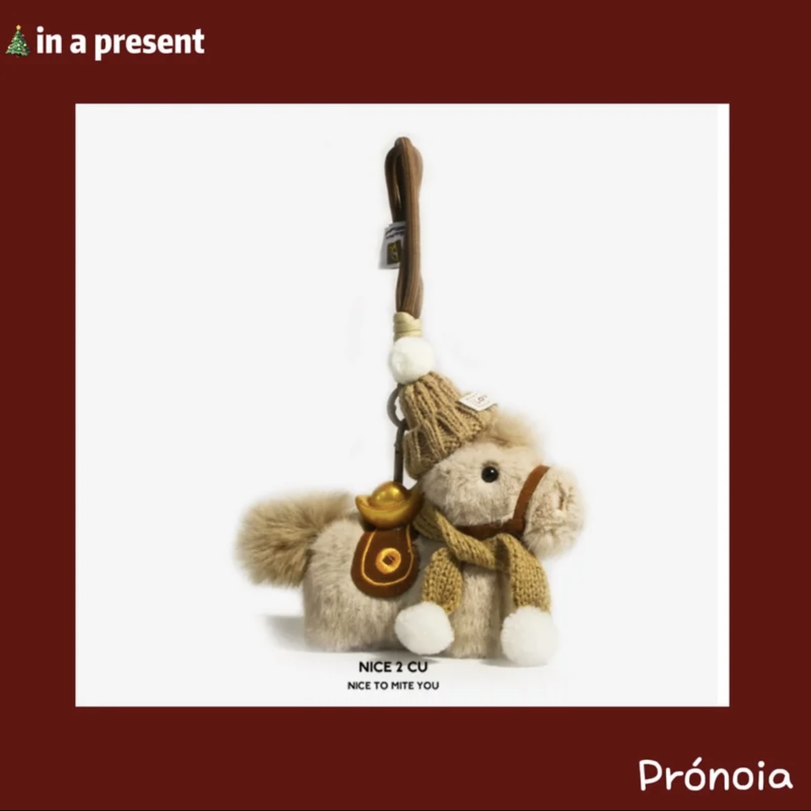 Handmade Pony Pendants New Year's gifts Home Decorations 2026 Plush Soft Toy