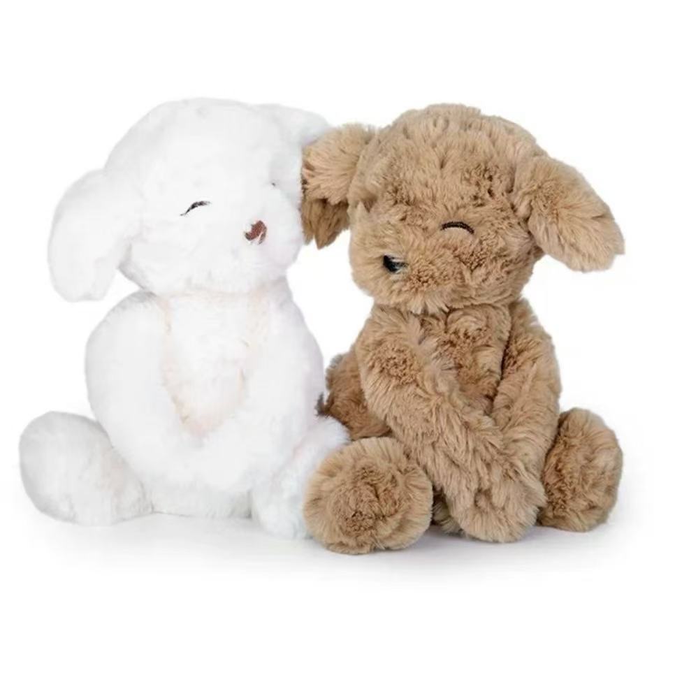 Hug Puppy Dolls Heated and Refrighted Plushies Weighted Customized Plush Handmade Stuffed Animal Gift