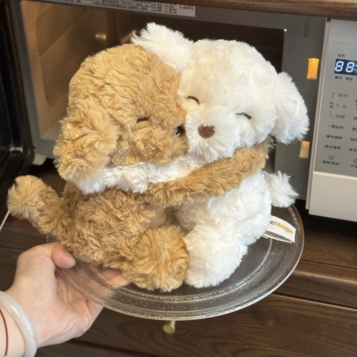 Hug Puppy Dolls Heated and Refrighted Plushies Weighted Customized Plush Handmade Stuffed Animal Gift