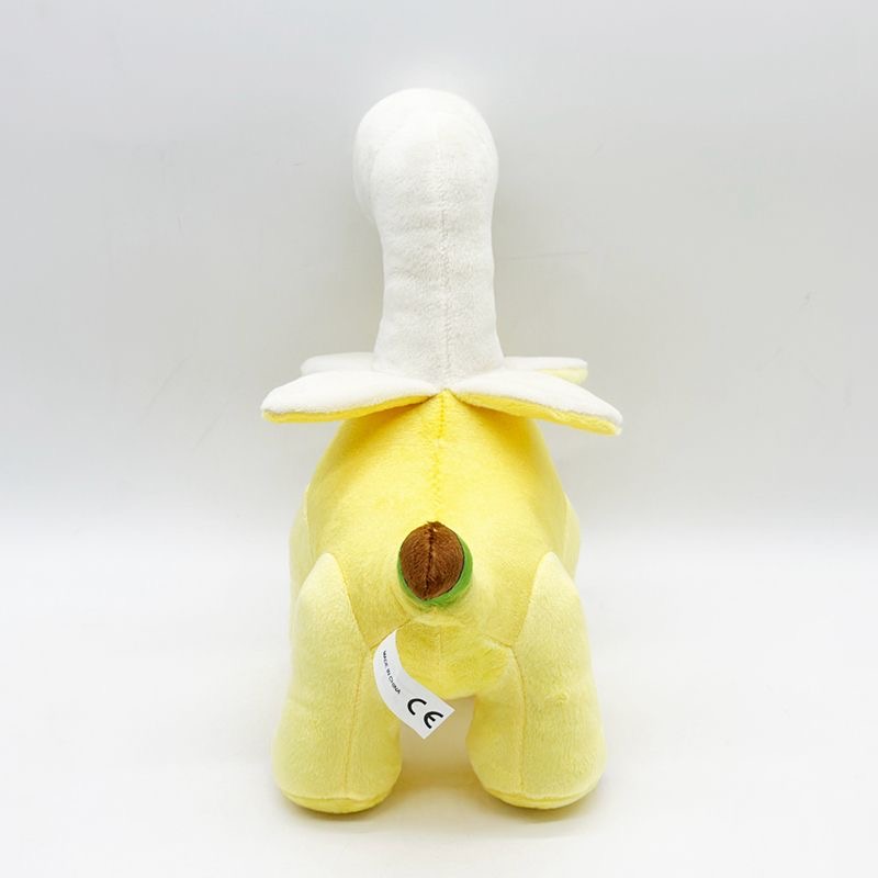 Banana Dinosaur Plush Toy Refuse Anxiety Plushie Brontosaurus Stuffed Animal Soft Banana Dino Toy Weighted Plushies