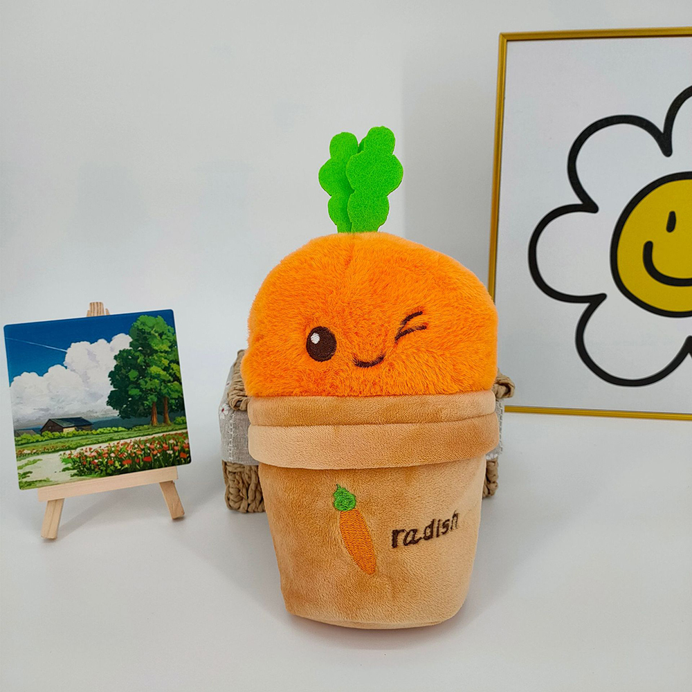 Trendy Radish Pillow for Young Adults - Soft Toy with Unique Style