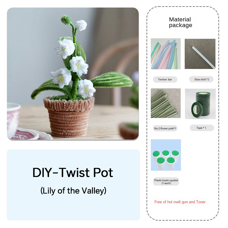 Handmade Cloth Flowers DIY Material Bouquet Weaving and Making Floral Fabric Gift Giving