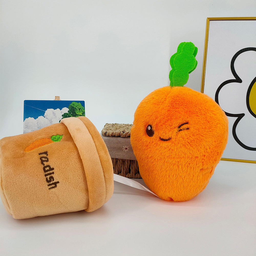 Trendy Radish Pillow for Young Adults - Soft Toy with Unique Style