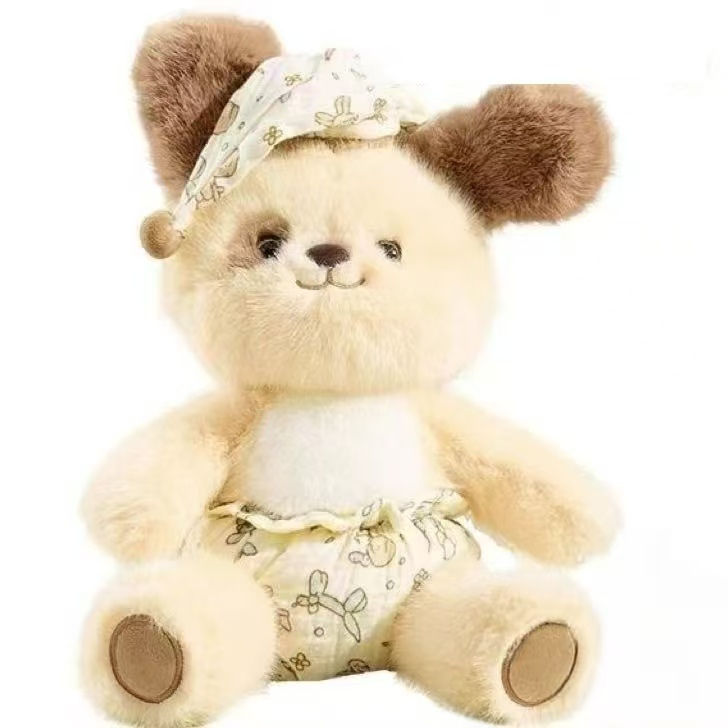 Goodnight Floral Doll– Unique Outfit Collectible Plush Figures Toy Stuffed Animals & Toys for Adults Cute Companion for Anxiety Relief Birthday Gift for Her/Him-Puppy