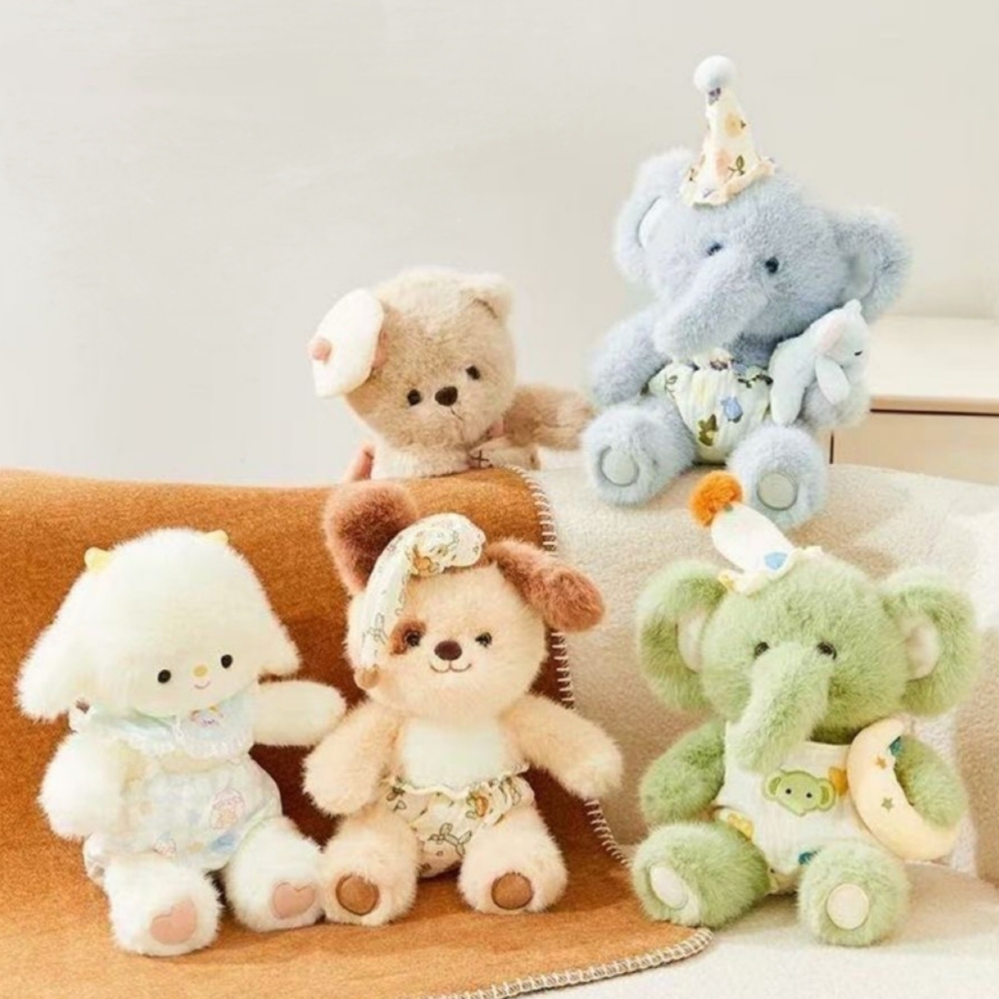 Goodnight Floral Doll– Unique Outfit Collectible Plush Figures Toy Stuffed Animals & Toys for Adults Cute Companion for Anxiety Relief Birthday Gift for Her/Him