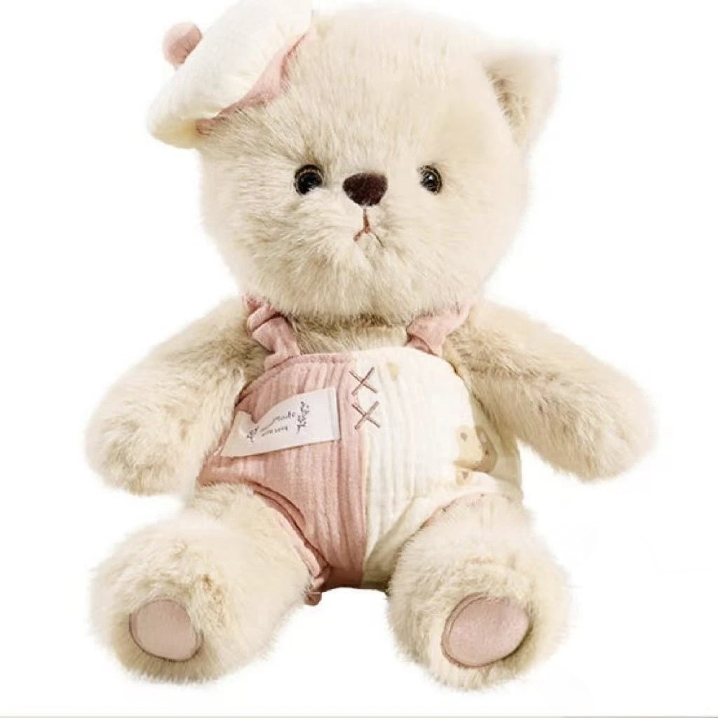 Goodnight Floral Doll– Unique Outfit Collectible Plush Figures Toy Stuffed Animals & Toys for Adults Cute Companion for Anxiety Relief Birthday Gift for Her/Him-Bear
