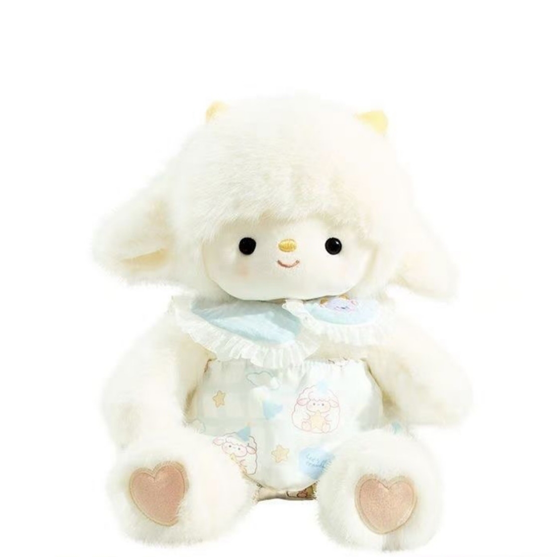 Goodnight Floral Doll– Unique Outfit Collectible Plush Figures Toy Stuffed Animals & Toys for Adults Cute Companion for Anxiety Relief Birthday Gift for Her/Him-Sweet Sheep