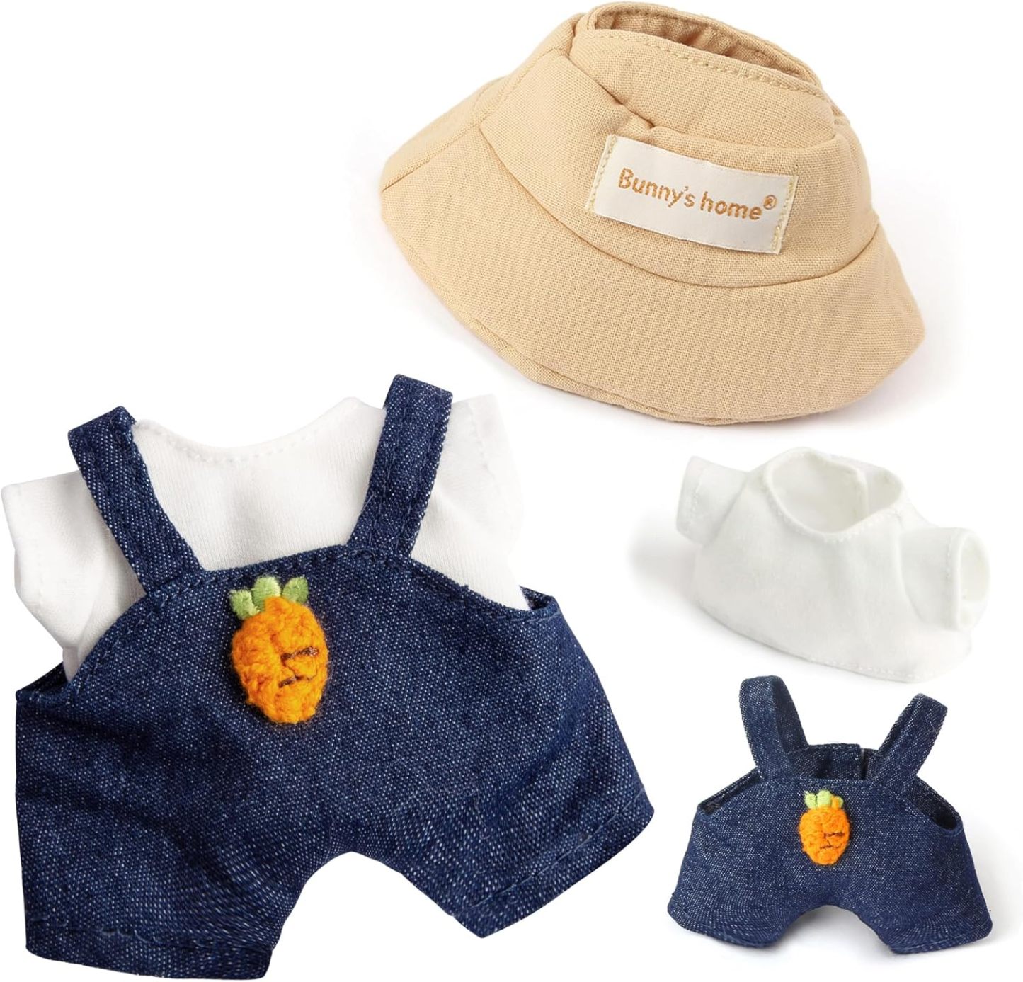 17 cm Doll Clothes, 3-Piece Set Stylish Clothes for 17cm Doll, Premium Outfit with Accessories for Doll