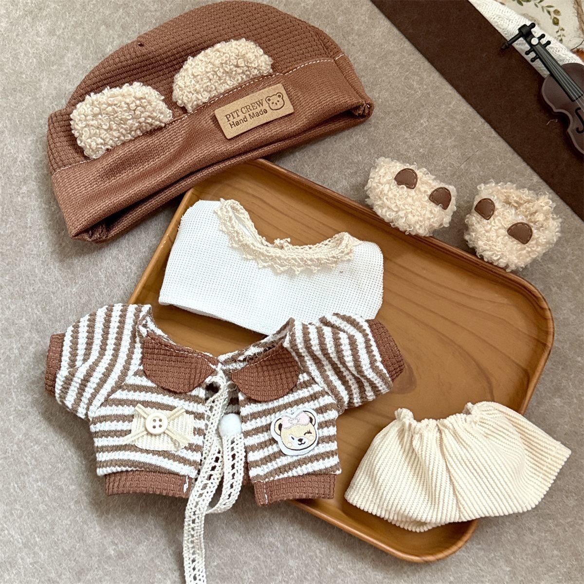 7.8-inch clothing set (without doll), 7.8-inch accessories set Casual 