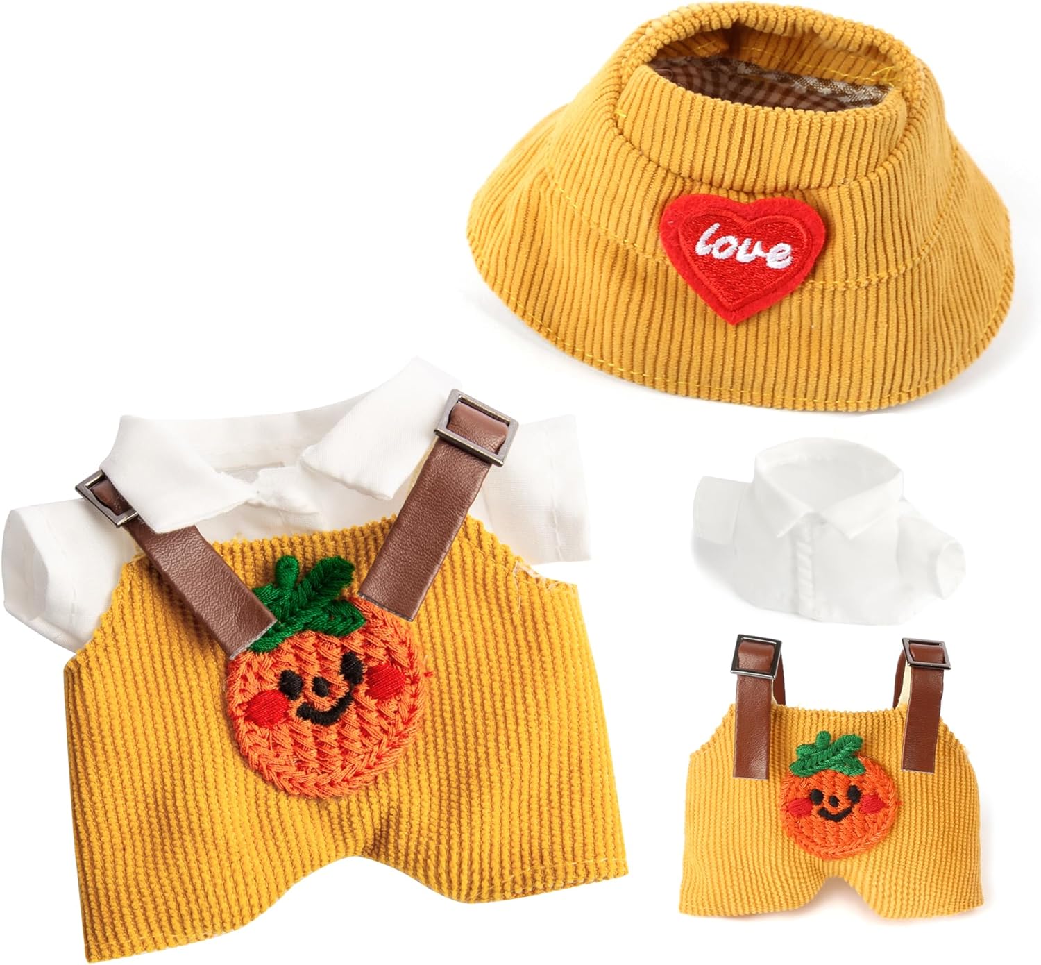 17 cm Doll Clothes, 3-Piece Set Stylish Clothes for 17cm Doll, Premium Outfit with Accessories for Doll