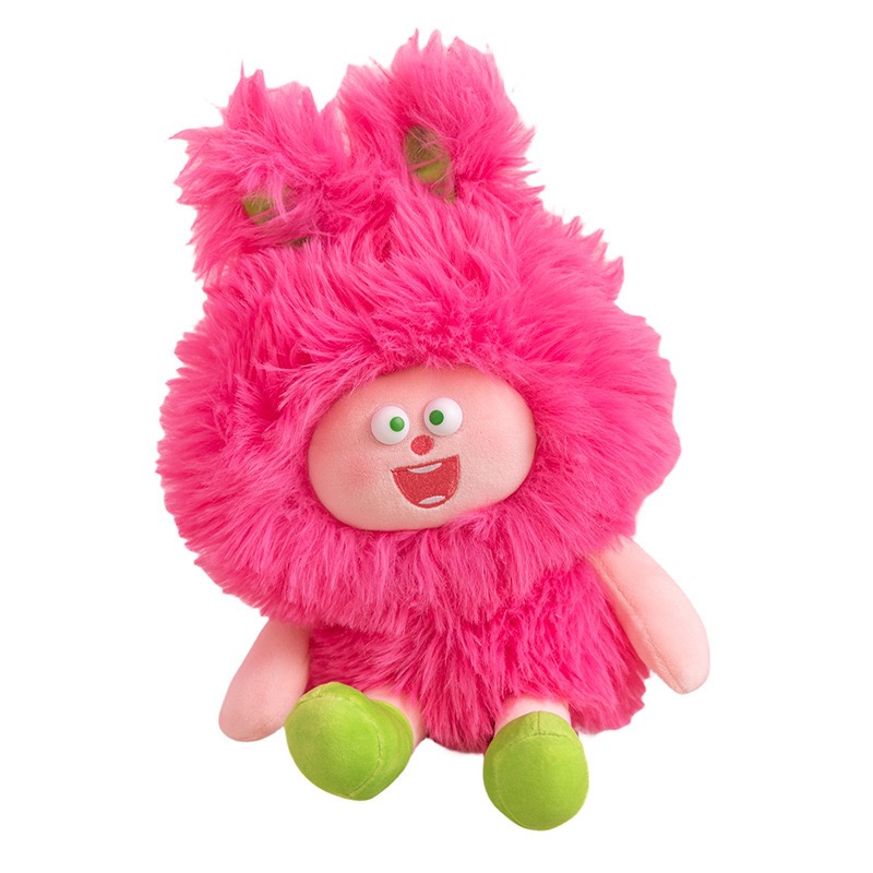 Adorable Quirky Long-Haired Monster Plush Toy Big Cute and Uniquely Charming