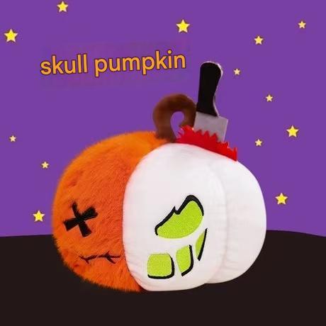 Halloween Gift Funny Plush Bat Spider Skull Pumpkin Ghost Doll Ornaments Unique Gift Ideas
