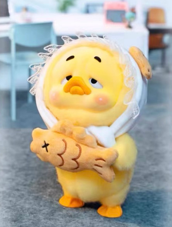 6.3 inch Sentiment Upset duck Series Of Trendy Toys Plush Dolls