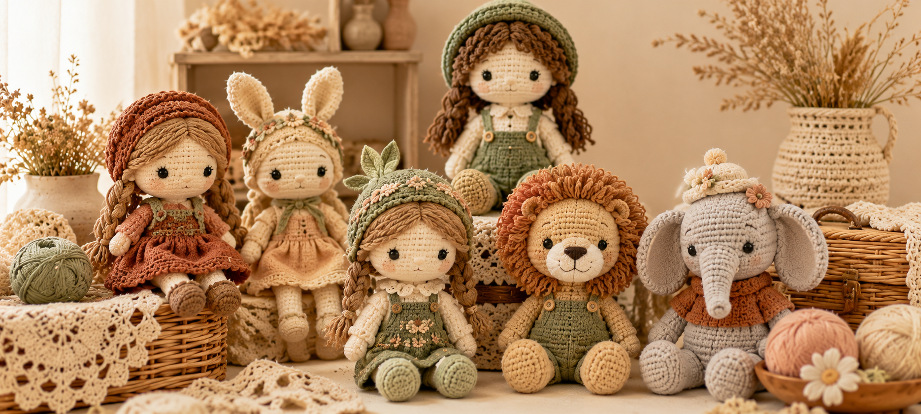 Handmade Crochet Dolls