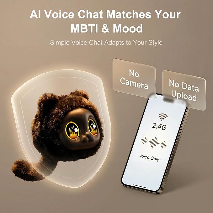 AI Interactive Plush Doll Smart Pet Companion for Everyday Moment