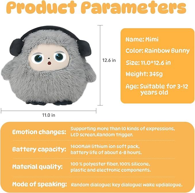 AI Interactive Smart Plush Toy - Soft Talking Companion