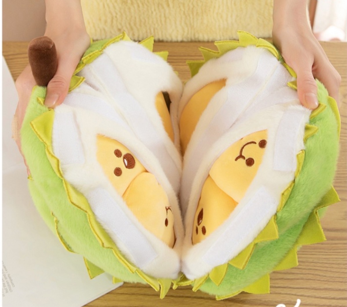 Durian doll decompression creative simulation fruit plush toy can be torn and disassembled
