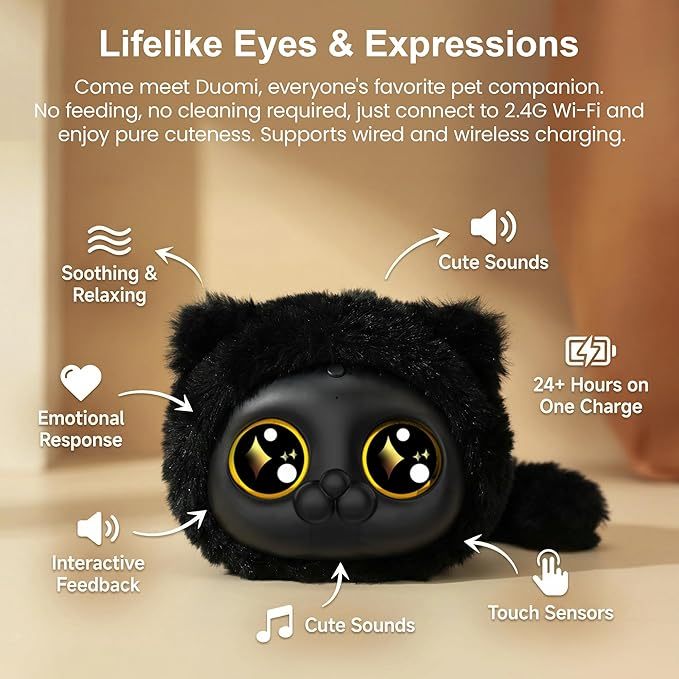 AI Interactive Plush Doll Smart Pet Companion for Everyday Moment