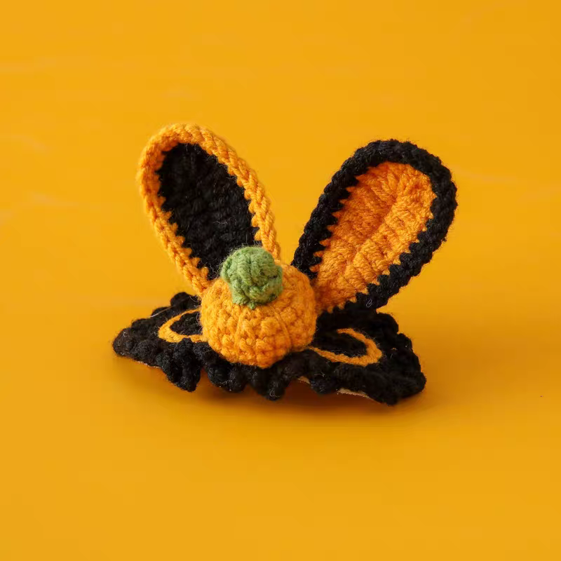Halloween Crochet Handmade Hairpins and Hairband Hair Accessories for Cosplay Costume Hair Accessories Decorative