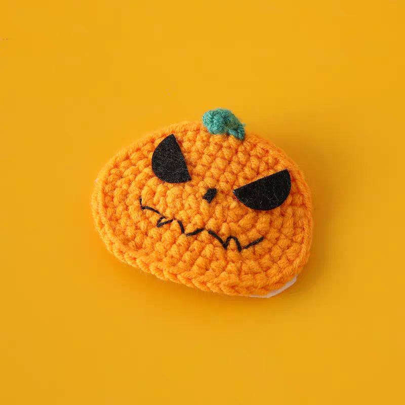 Halloween Crochet Handmade Hairpins and Hairband Hair Accessories for Cosplay Costume Hair Accessories Decorative