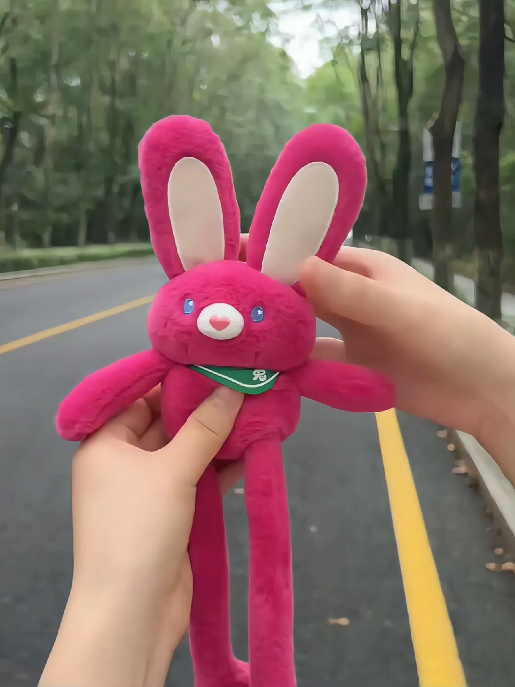 Pull Up Rabbit Plush Doll Funny Pull-Up Easter Rabbit Keychain Soft Plush Toy Stuffed Pillow Novelty Throw Stuffed Animal Doll 12"