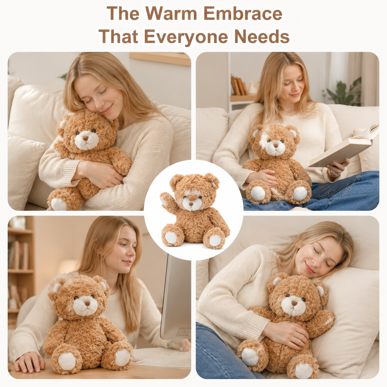 AI Talking Teddy Bear Screen-Free Interactive Plush Companion