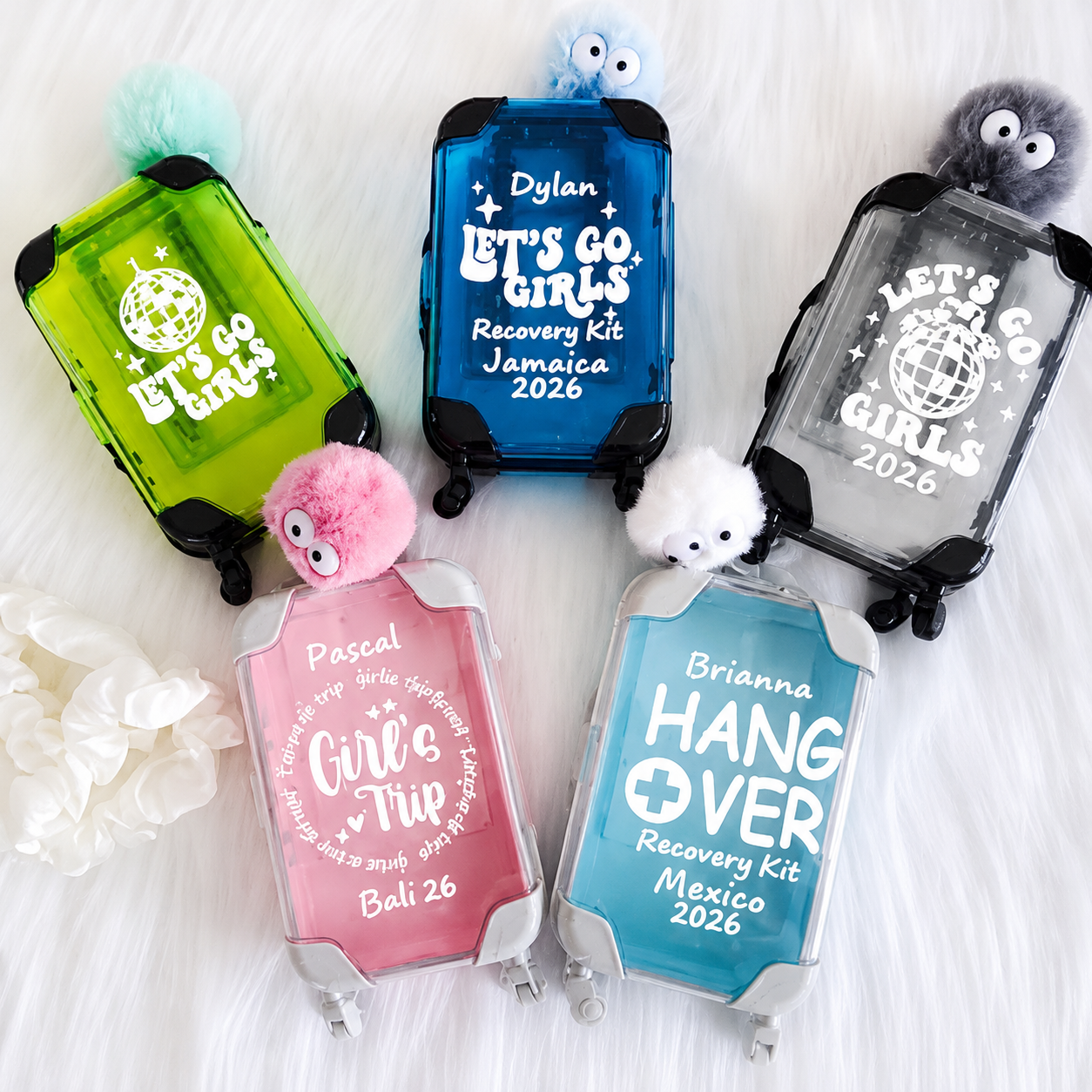 Mini Suitcase Gift Box Party Essentials Favor Birthday Party Kit