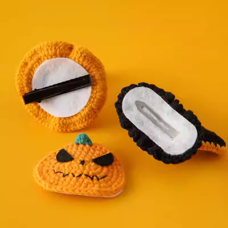 Halloween Crochet Handmade Hairpins and Hairband Hair Accessories for Cosplay Costume Hair Accessories Decorative