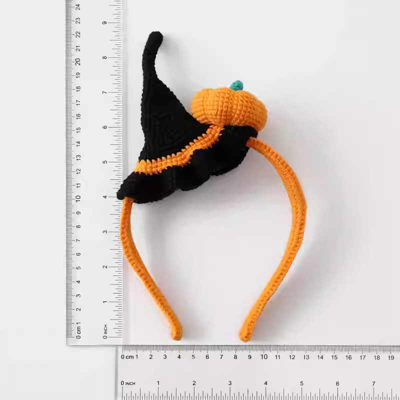 Halloween Crochet Handmade Hairpins and Hairband Hair Accessories for Cosplay Costume Hair Accessories Decorative